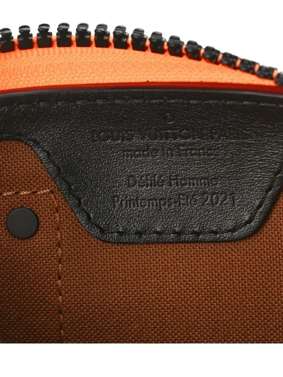 Louis Vuitton Brown Monogram Barrel Satchel with Orange Trim - Picture 6 of 7